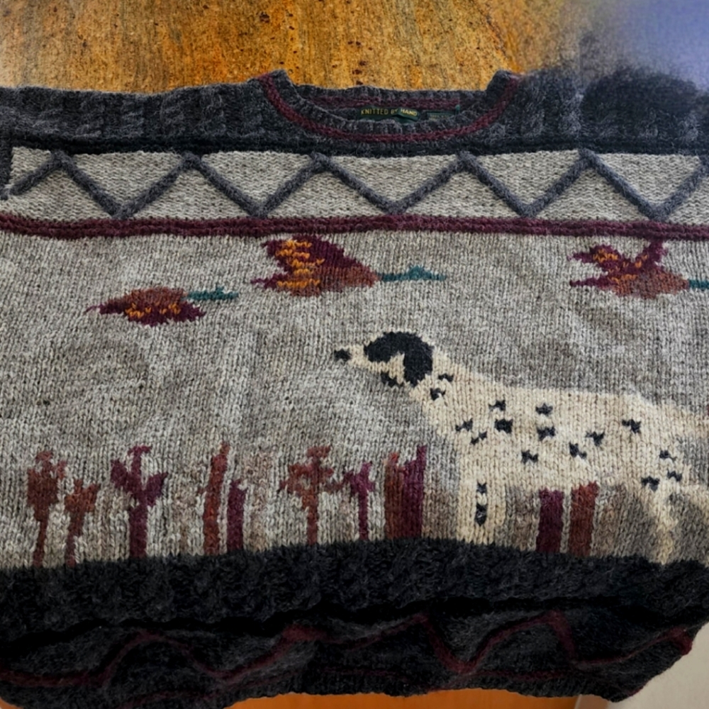 Vintage hand-knitted Sweater